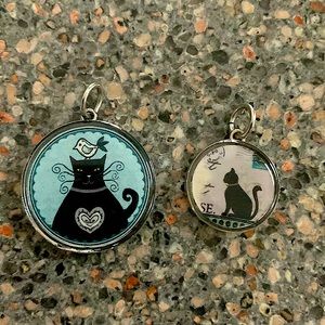 Cat lovers pendant or charms